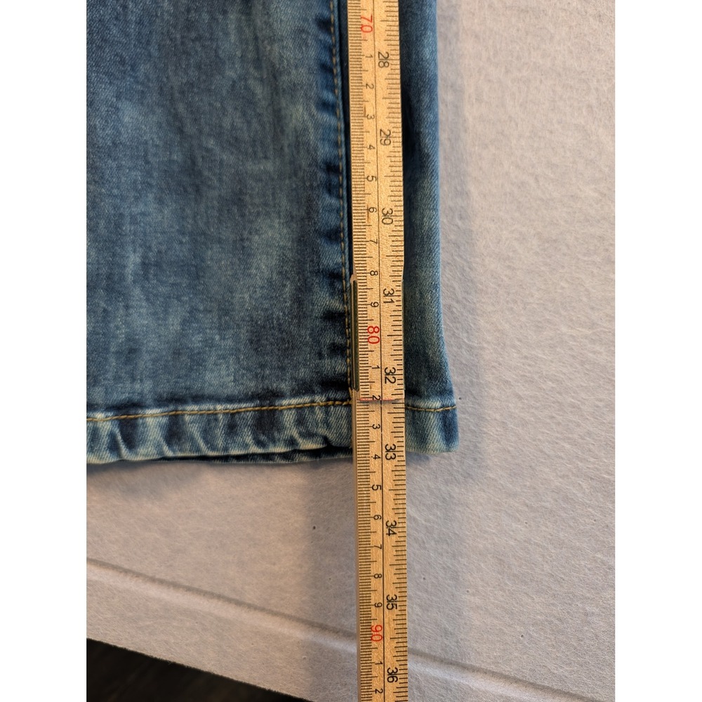 ARKETYPE Jeans Men 34x34 Blue Distressed Acid Wash Ripped Denim Excellent - Picture 7 of 7